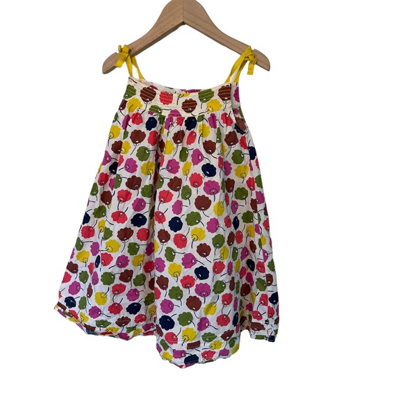 Mini Boden Apron Multi Color Dress Size 5-6 - Picture 10 of 11